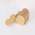 thumbnail image 2 of 50pcs Heart Shaped Kraft Paper Tags for Wedding Craft and Gift, 2 of 6