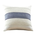 thumbnail image 2 of 2PC Throw Pillow Covers, Soft Farmhouse Decorative Couch Pillow Cases, Cushion Covers for Sofa Bed Living Room Home Decor, Polyester and Burlap for Living Room,18x18 Inch, 2 of 4