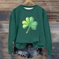 thumbnail image 5 of Lorytime Cute Sweatshirts for Teen Girls Trendy St. Patricks Day Long Sleeve Crewneck Tops Patterned Pullover Outerfits, 5 of 5