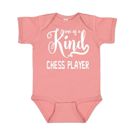 

Inktastic Gift for Chess Player | One of a Kind Chess Player (white) Gift Baby Boy or Baby Girl Bodysuit