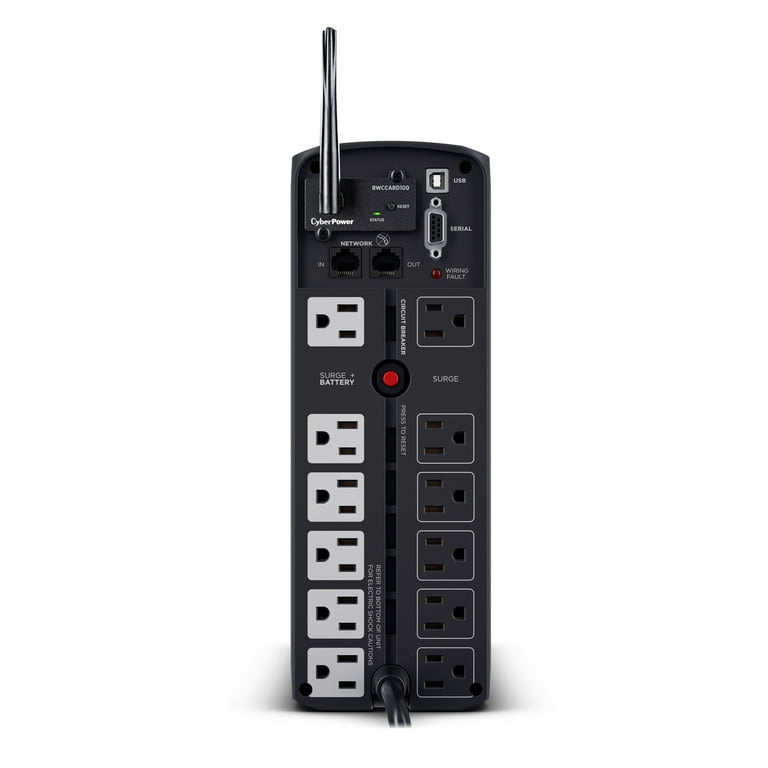 【米国120V仕様】CyberPower 1500VA/1000W 正弦波 CyberPower Surge Protector Power Supply - 1500VA/1000W UPS System