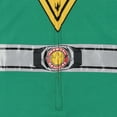 thumbnail image 3 of Mighty Morphin Power Rangers Unisex Kids' MMPR Pajama Union Suit 1PC Loungewear Boys Girls - Green Blue Pink Red Ranger, 3 of 7