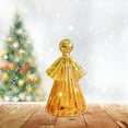 thumbnail image 1 of Christmas Angel Desktop Ornament Glass Luminous for Home Table Mantel Party Centerpiece Holiday Decoration, 1 of 7