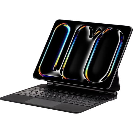 Magic Keyboard Case for iPad Pro 13 inch M5 2025 / M4 2024, Magnetic Keyboard Folio with Multi‑Touch Trackpad, Backlit Keys，Black