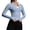 Sky Blue -BG34, variant on Dwellite Women's Cropped Lightweight Stretchy Running Track Jackets Zip Up Long Sleeve Quick Dry Athletic Yoga Tops with Thumb Holes 2026 Blue 3XL