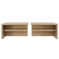thumbnail image 2 of Nexera Camden Extension Nightstands Set of 2, Brown Oak, 2 of 4