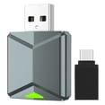 thumbnail image 1 of Reproductor de coche inalámbrico Adaptador Android Auto Uso cómodo Rápido y estable Portátil Gris claro, 1 of 9