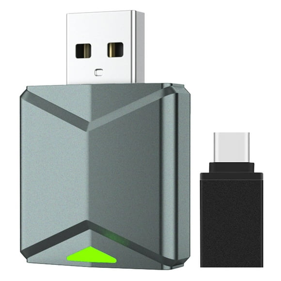 Adaptador inalámbrico para Mini Auto y Carplayer Carplayer Mini Box USB rápido y estable Gris claro