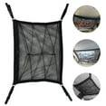 thumbnail image 1 of LABELEPH Auto Mesh Organizer Pocket Black Double Layer for Outdoor Camping 1Set, 1 of 8