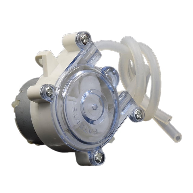 Luzkey Micro Peristaltic Pump DC6V-12V Multifunctional Reliable Easy to Use for Lab Ink Sampling Small 500 Geared Motor for Aquarium Type A
