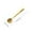 Gold, variant on Leodye 1PCS Stainless Steel Coffee Measuring Spoon Multifunctional Food Sealing Clip Seasoning Spoon for Kitchen Baking -6.69*1.38IN