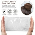 thumbnail image 3 of Hair Net 100Pcs 20Inch Packed Individually High Elastic Nylon Edge Invisible Hair Nets for Women Buns Food Service Dancer Cooking Wigs(Black), 3 of 6