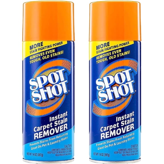 Instant Carpet Stain Remover Aerosol 14 oz can - 2 Pack