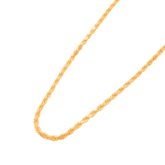 NISHU GOLD Men's 24K Gold-plated Chain for Special Occasions | 18 Inch Chain