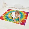 thumbnail image 2 of Rainbow Tie Dye Mandala Pattern Blanket,Comfortable Soft Flannel Throw Blanket,All Season,Warm Lightweight Blankets for Sofa Bed Couch Living Room Chair,30"x40", 2 of 4