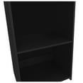 thumbnail image 6 of Anthem Bookcase in Melamine with Three Shelves, Black 3-4 Shelves + Black + Primary Living Space + Modern + Particle Board + Melamine, 6 of 8