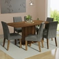 thumbnail image 2 of Juego de Comedor Madesa Renata Mesa con Tapa de Madera 6 Sillas Plata, 2 of 9