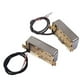 thumbnail image 5 of Humbucker B Forma Doble Salida Cromo Transductor eléctrico Transductor Pickups Estabilidad Material premium Reemplazo para guitarra 2 paquetes Sweethay OD010832-00, 5 of 7