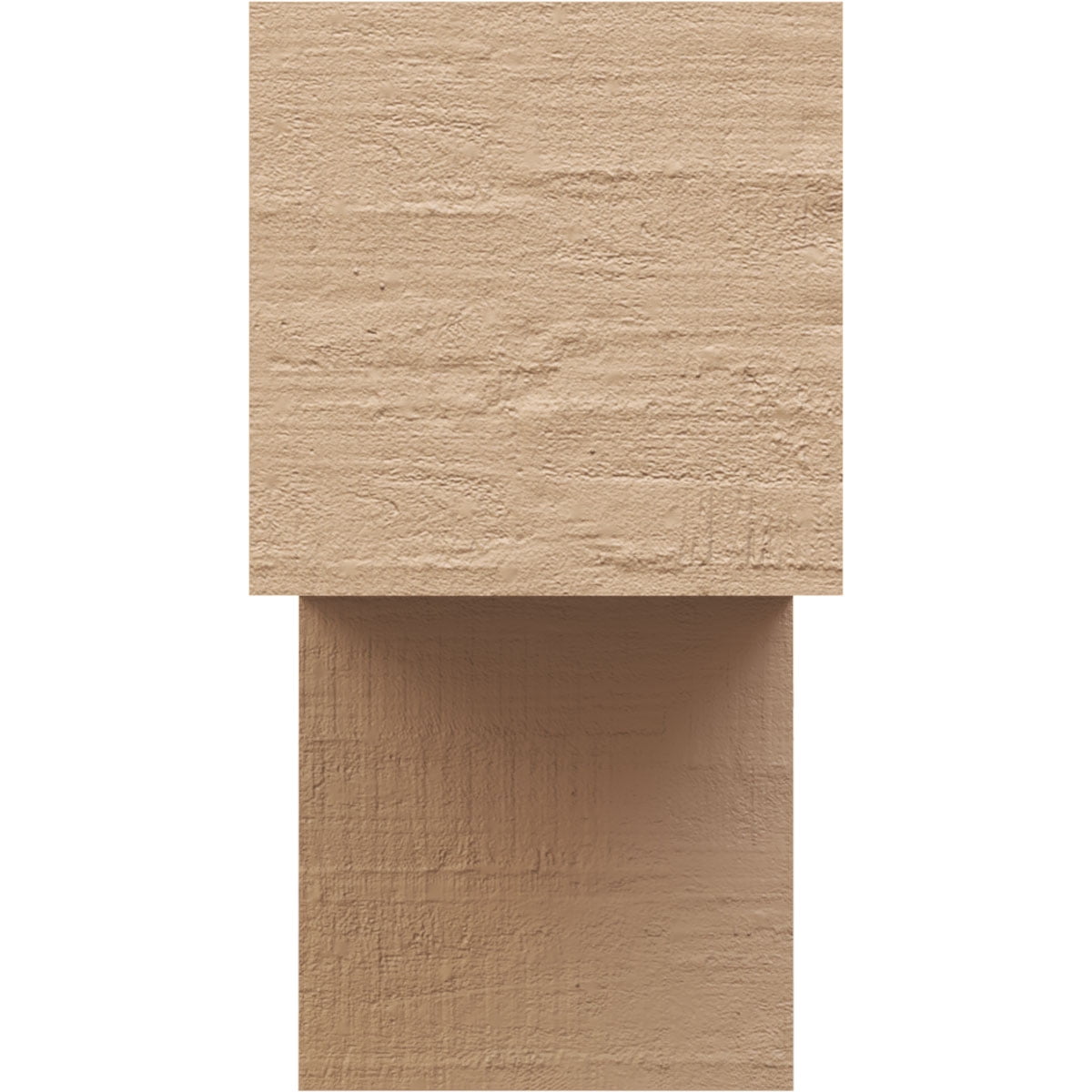 11"W x 22"D x 22"H Classic Chapel Hill Rough Cedar Woodgrain TimberThane Corbel, Primed Tan