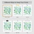thumbnail image 5 of PixonSign Adhesive Canvas Print Wall Art Set - Green Floral Flower Pattern Variety Poster Art - Set of 9 Nature Wilderness Garden Botanical Plants Wall Décor for Living Room - 8"x10", 5 of 5