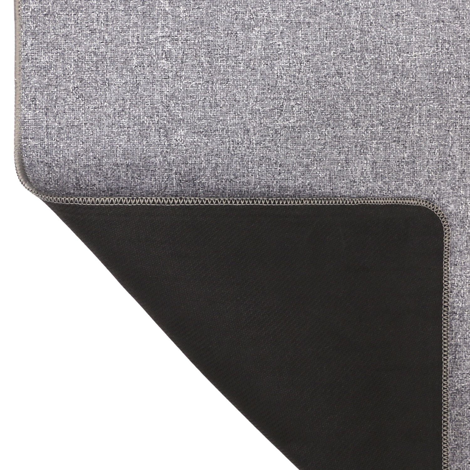 18-inch x 30-inch Wicklow Grey Woven Mat, Low profile floormat.
