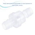 thumbnail image 3 of Unique Bargains 11.4mm Dia. Hose Connector Non Return One Way Check Valves 4 Pack, 3 of 5