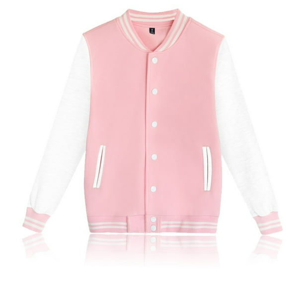 Pink cheap varsity cardigan