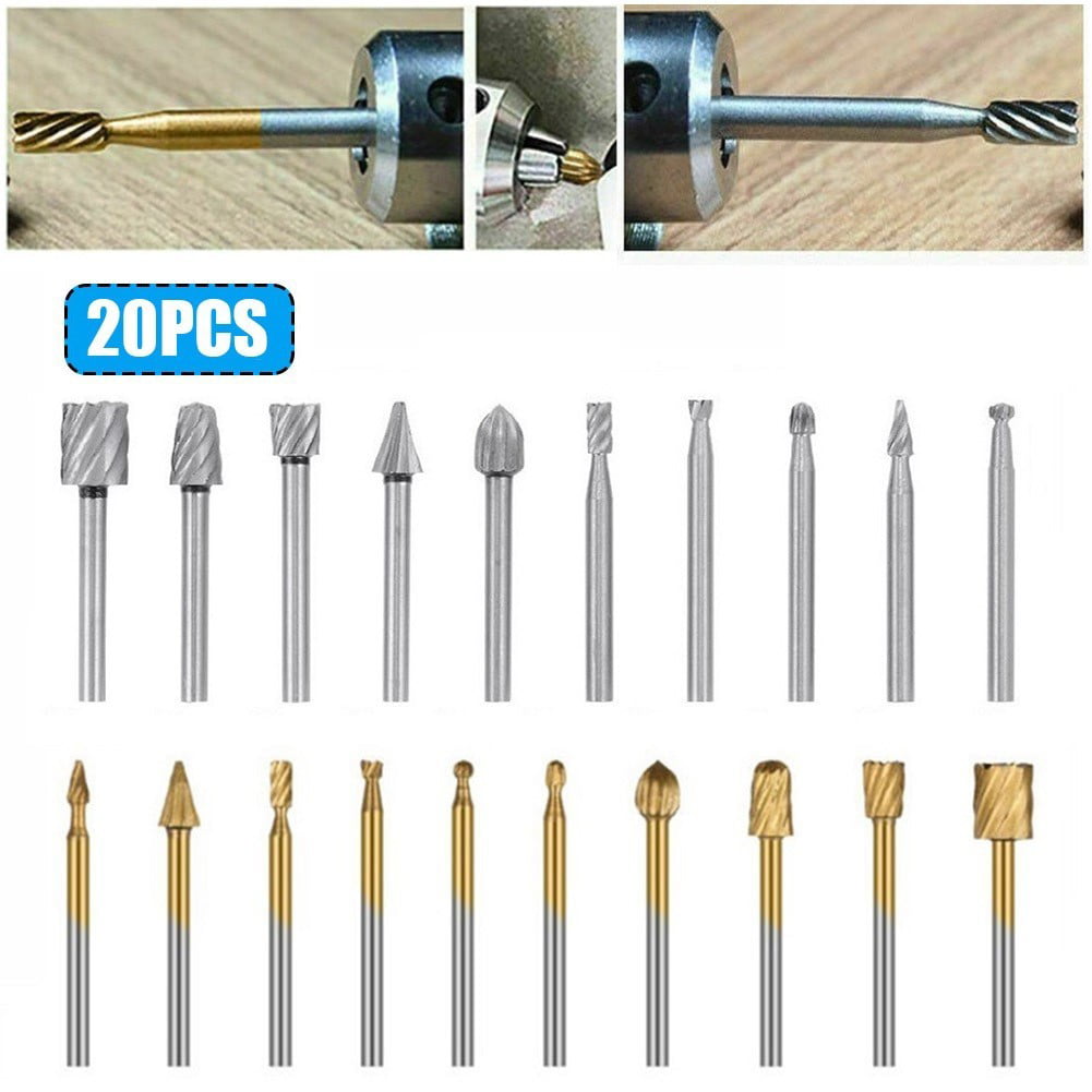 Engraving Grinding Bits Wood Simple Tool Root carving Olive pits Set Brand New 