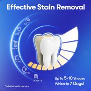 MySmile Teeth Whitening Strips for Sensitive Teeth , Hydroxyapatite-Infused, Enamel Safe & Non-Slip White Strips, Residue-Free, Yellow Teeth Stains Remover Whitening kit, 28pcs, Mint