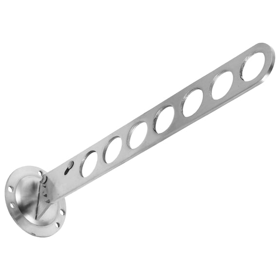 Wall Mounted Clothes Hanger Storage Organizer for Home Use Silver Stainless Steel 1 Piece