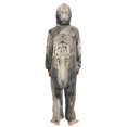 thumbnail image 3 of BZSMCE Unisex One-piece Pajama Cotton Sleepwear Phantom White Tiger Printed, 3 of 8