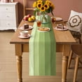 thumbnail image 2 of Green Wood Grain Table Runner - 36 Inch Long Ombre Rustic Retro Wooden Plank Cotton and Linen Blended Dress Scarves Farmhouse Table Runner for Kitchen Dining, Coffee Table, 13" x 36", 2 of 8