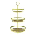 thumbnail image 1 of IMAX 90342 Green Three Tier Decorative Tray Server, 1 of 1