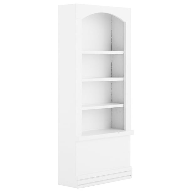 Dollhouse Bookcase, Miniature Bookcase White 112 For Doll House