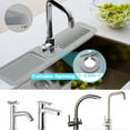 thumbnail image 6 of BTideas Kitchen Sink Splash Guard, 24" Silicone Faucet Splash Mat, Kitchen Sink Organizer, Gray, 6 of 6