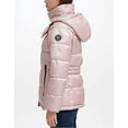 thumbnail image 3 of Kenneth Cole New York Women's Horizontal Zip Puffer, Pink, M, 3 of 5