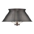 thumbnail image 1 of Golden Lighting 7917-FM AS Whitaker Flush Mount - Aged Steel, 1 of 4