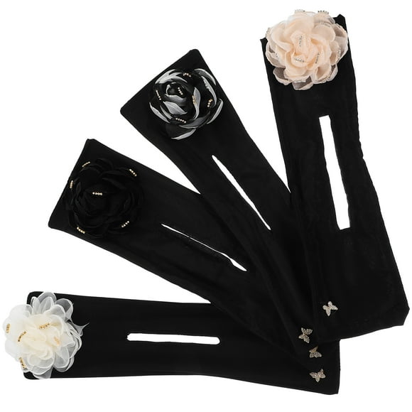 4pcs Women Bun Makers Lazy Bun Makers Girls Buns Shaper Decorative Flower Hair Bun Makers