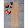 thumbnail image 2 of Runner Rug - Scalloped Runner Rug, Jute Runner Rug, Bohemian Scallop Rug, Natural Jute Rug, Scalloped Jute Rug, Jute Scallop Rug, Custom Rug, 2 of 5