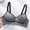 Black, variant on Balconette Bras Padded Bra Junior High School Students' Underwear Seamless With Cups Without Steel Rings Girls' Bras Gathered Spaghetti Strap Comfortable Bras For Women Black 32