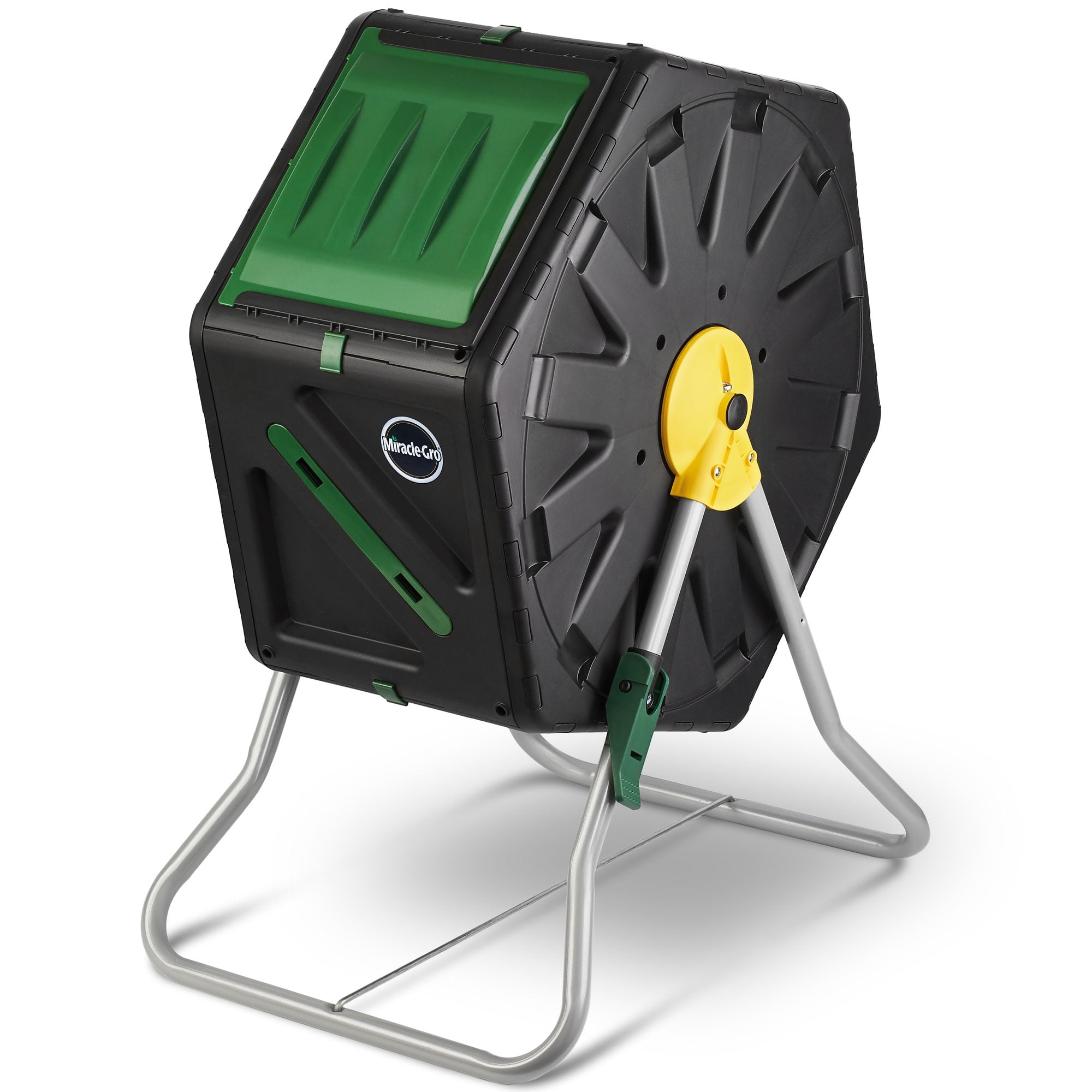 Miracle-Gro 18.5 Gal. Single Chamber Tumbling Composter - Walmart.com