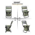 thumbnail image 4 of Silla de Pesca LEADALLWAY Plegable con Bolsa Térmica Verde, 4 of 7