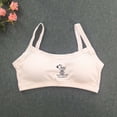 thumbnail image 2 of Training Bras for Girls Kids Girls Solid Adjustable Straps Training Bra Wire Free Stretchy Bralettes Soft Breathable Girls Training Bra 10 Years-15 Years Red, 2 of 6