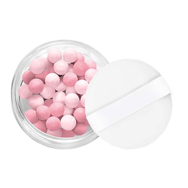 Perlas de polvos sueltos para fijar el maquillaje, iluminar, contornear, controlar la grasa, de larga duración y no pegajosas, polvos fijadores hidratantes