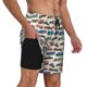 thumbnail image 2 of Fotbe Train Traje de Baño para Hombre – Shorts de Natación de Secado Rápido con Forro y Bolsillos-Large, 2 of 6