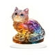 thumbnail image 1 of Vibranted Color 2D Kitten Acrylic Desk Decoration Ornament for Home and Work Office Decorations, 1 of 4