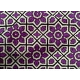 thumbnail image 4 of oneOone Cotton Poplin Purple Fabric Geometric & Floral Block Diy Clothing Quilting Fabric Print Fabric By Yard 56 Inch Wide, 4 of 4