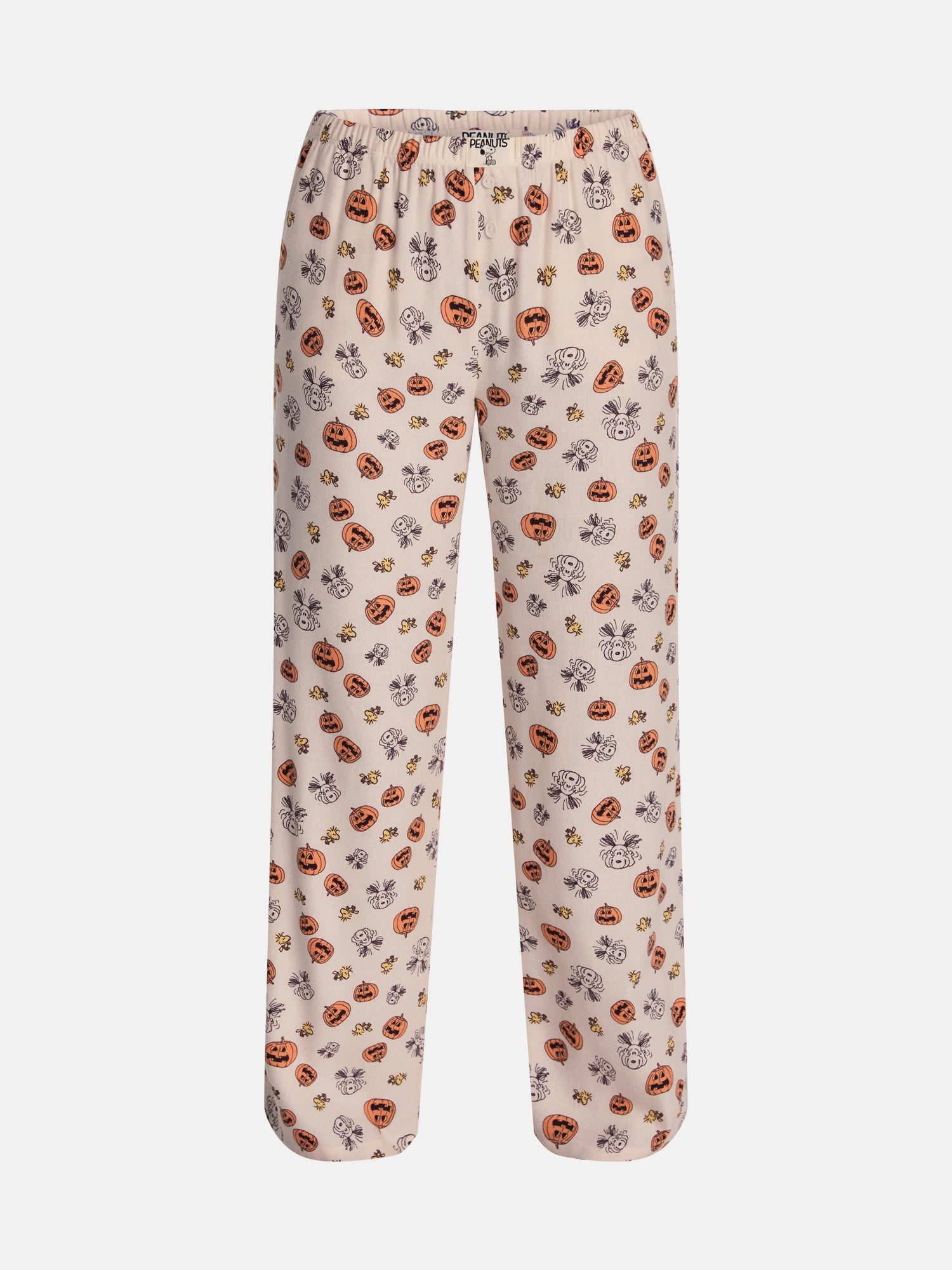 Peanuts Snoopy Women's and Women's Plus Pumpkin Sleep Pants, Sizes XS-2X