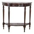 thumbnail image 4 of International Caravan Windsor Mozie Table Console Demi-Lune en Noyer, 4 of 4