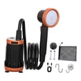 thumbnail image 4 of guohui Portable Shower Camping Rechargeable Replacement Filter Electric Shower Pump for Black Tangerine, 4 of 8